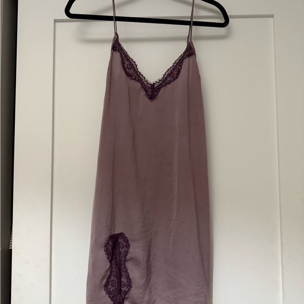 Urban Outfitters Purple Lace Chemise